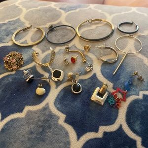 This is a lot of 20 unique and one of a kind earrings